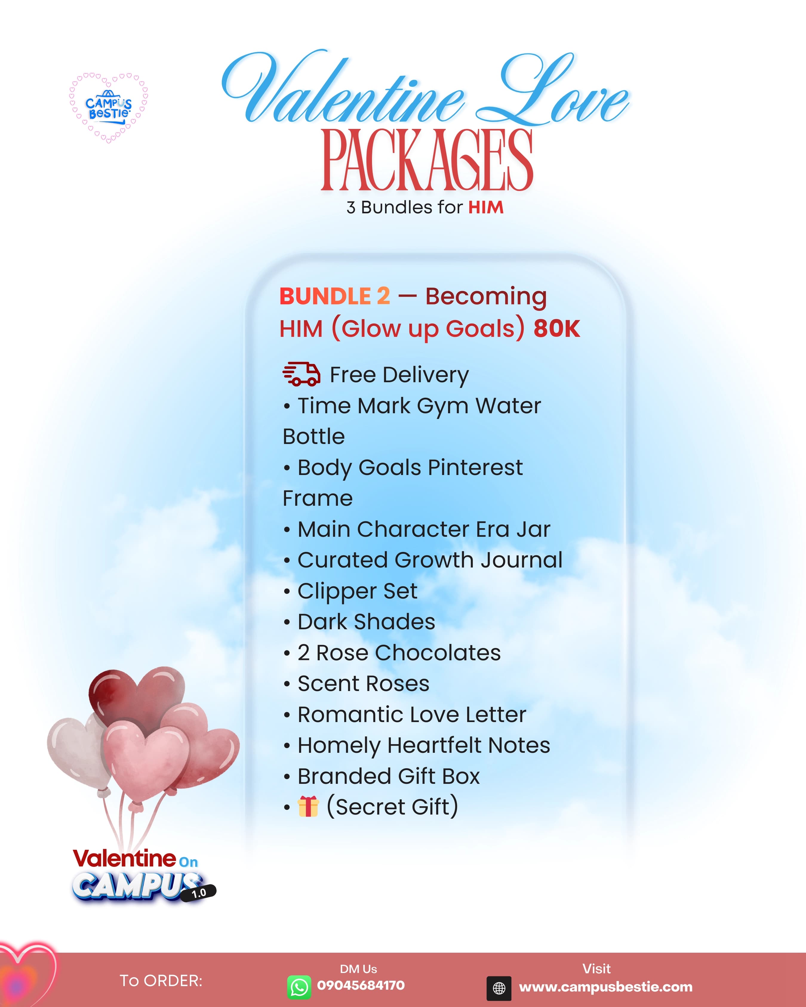 Valentine Becoming HIM Package